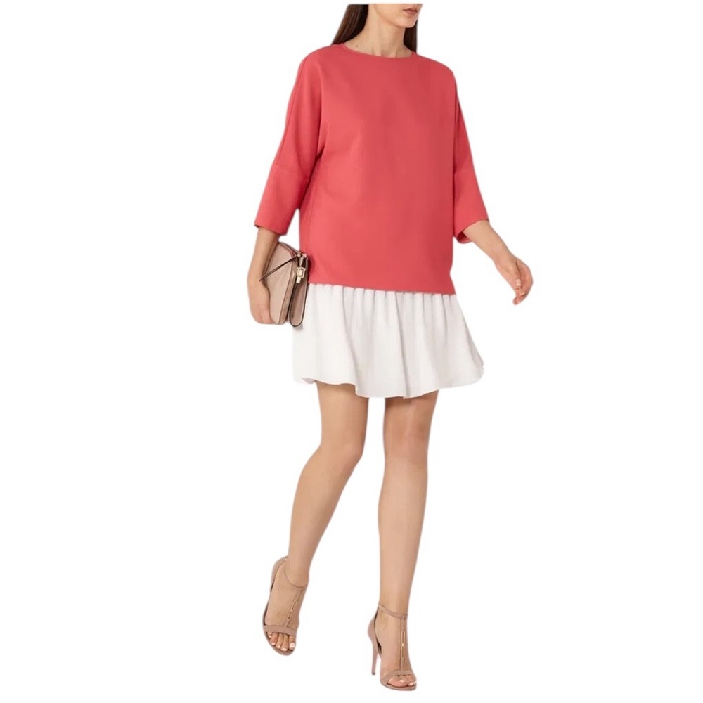 REISS BELLS LOTUS CORAL ORANGE BUTTON BACK BLOUSE TOP 10
